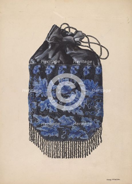 Beaded Bag, c. 1936. Creator: James McLellan.
