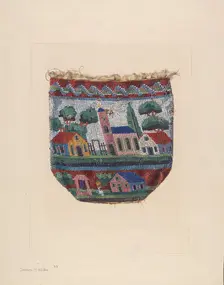 Beaded Bag, c. 1936. Creator: James McLellan