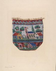 Beaded Bag, c. 1936. Creator: James McLellan