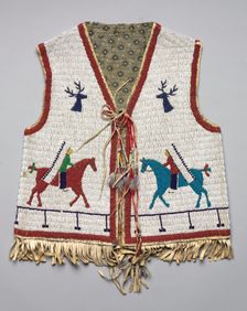 Beaded Child's Vest, c 1890-1900. Creator: Unknown