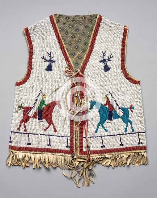 Beaded Child's Vest, c 1890-1900. Creator: Unknown.