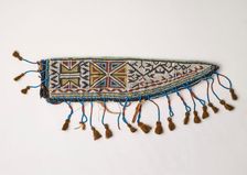 Beaded Knife Sheath, 1870-1910. Creator: Unknown