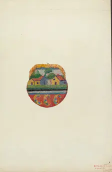 Beaded Purse, c. 1937. Creator: Ann Gene Buckley