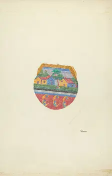 Beaded Purse, c. 1937. Creator: Josephine C. Romano