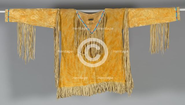 Beaded Shirt, late 1800s. Creator: Unknown.
