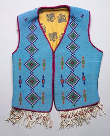 Beaded Vest, c 1900. Creator: Unknown