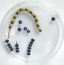 Beads, Coptic, 4th-7th century. Creator: Unknown