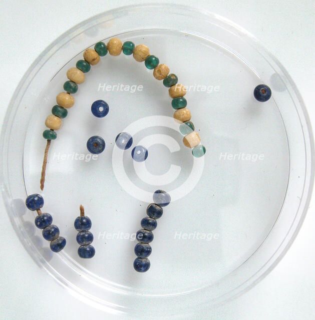 Beads, Coptic, 4th-7th century. Creator: Unknown.