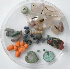 Beads, Coptic, 4th-7th century. Creator: Unknown
