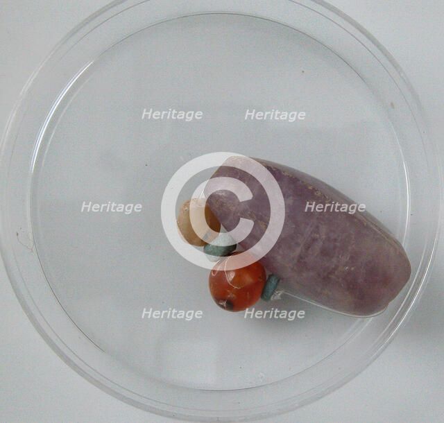 Beads, Coptic, 4th-7th century. Creator: Unknown.