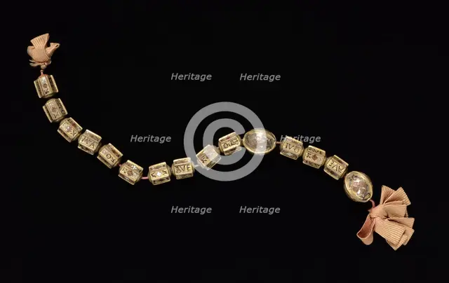 Beads from a Rosary, early 1500s. Creator: Unknown.