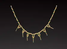 Beads Strung as a Necklace, c. 400-500. Creator: Unknown