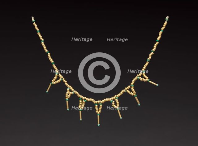 Beads Strung as a Necklace, c. 400-500. Creator: Unknown.