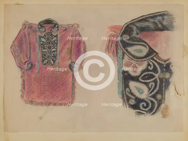 Beadwork Coat, 1935/1942. Creator: Melita Hofmann.