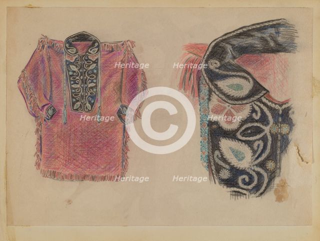 Beadwork Coat, 1935/1942. Creator: Melita Hofmann.