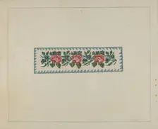 Beadwork Book Marker, c. 1937. Creator: Edith Miller