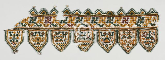 Beadwork (for Hanging over Doorways), 1800s or early 1900s. Creator: Unknown.