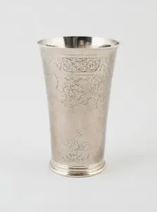 Beaker, Netherlands, c. 1640. Creator: Unknown