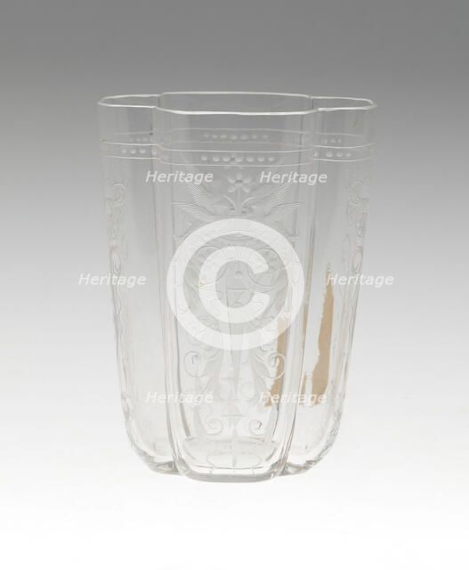 Beaker, Austria, 19th century. Creator: J.& L. Lobmeyr.