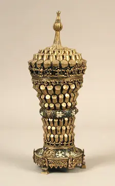 Beaker and Cover, Hungarian, early 20th century (original dated 16th century). Creator: Unknown