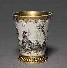 Beaker, before 1720. Creator: Meissen Porcelain Factory (German)