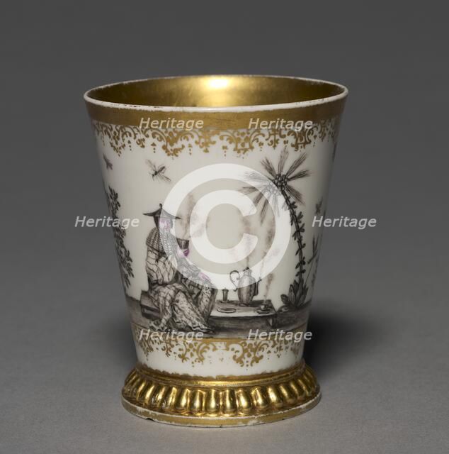 Beaker, before 1720. Creator: Meissen Porcelain Factory (German).