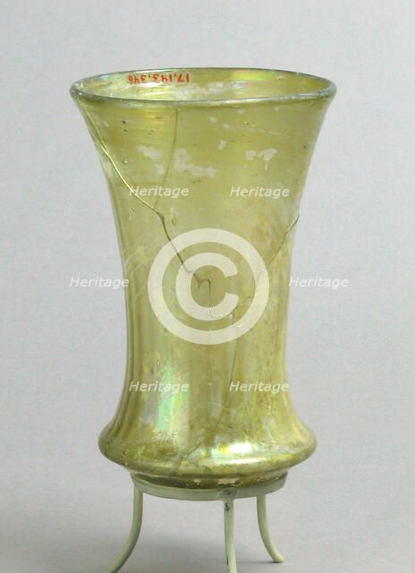 Beaker, Bell, Frankish, 6th-7th century. Creator: Unknown.