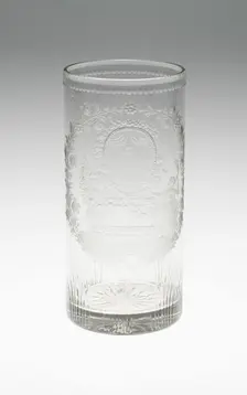 Beaker, Bohemia, 1800/25. Creator: Bohemia Glass