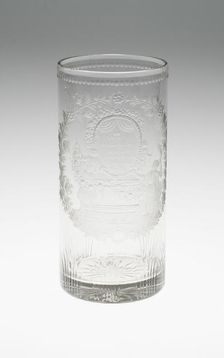 Beaker, Bohemia, 1800/25. Creator: Bohemia Glass