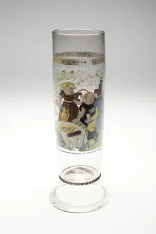 Beaker, Bohemia, c. 1590. Creator: Bohemia Glass