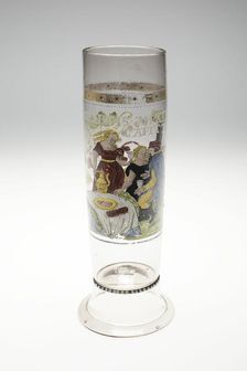 Beaker, Bohemia, c. 1590. Creator: Bohemia Glass