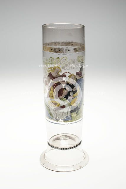 Beaker, Bohemia, c. 1590. Creator: Bohemia Glass.