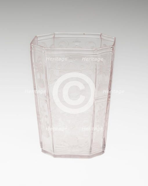 Beaker, Bohemia, c. 1720. Creator: Bohemia Glass.