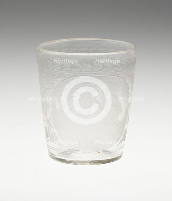 Beaker, Bohemia, c. 1730. Creator: Bohemia Glass.
