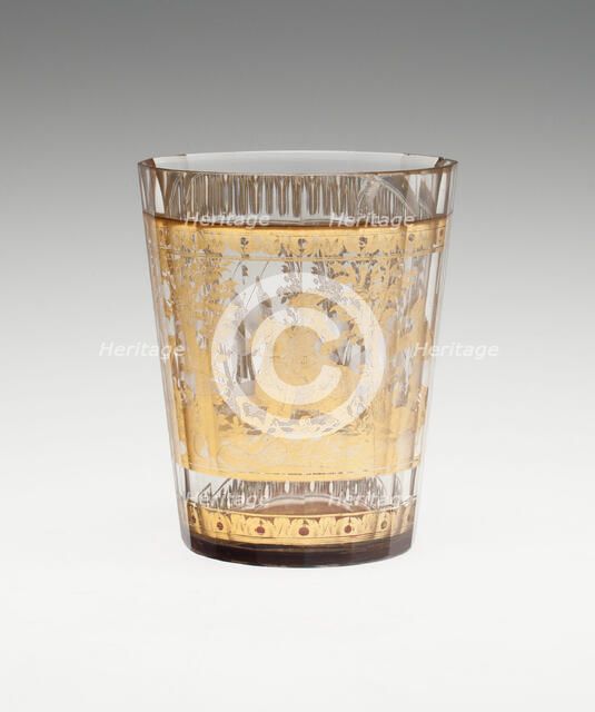 Beaker, Bohemia, c. 1730. Creator: Bohemia Glass.