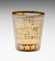 Beaker, Bohemia, c. 1730. Creator: Bohemia Glass