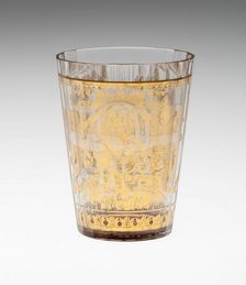 Beaker, Bohemia, c. 1730. Creator: Bohemia Glass