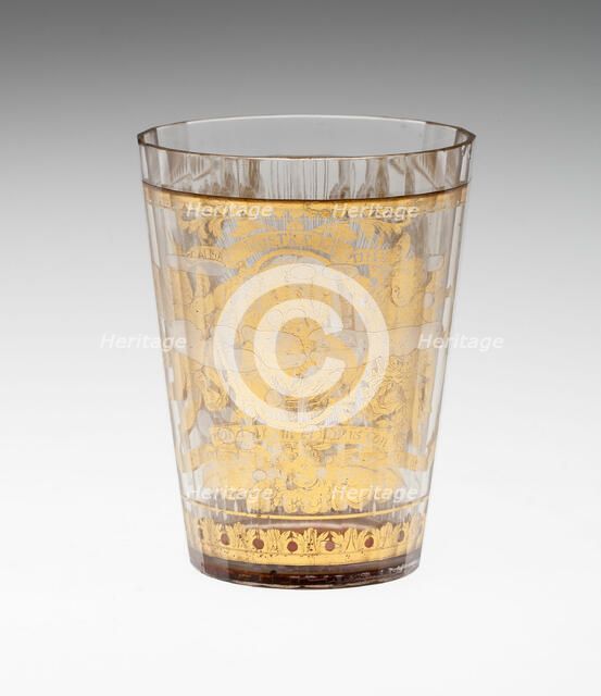 Beaker, Bohemia, c. 1730. Creator: Bohemia Glass.