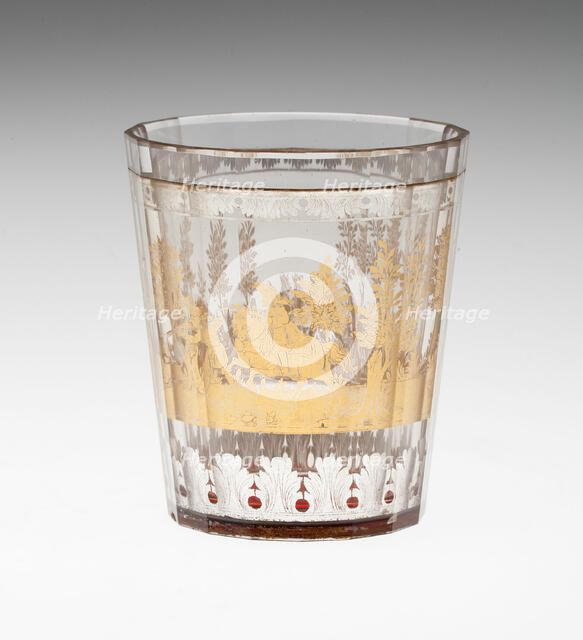 Beaker, Bohemia, c. 1730. Creator: Bohemia Glass.