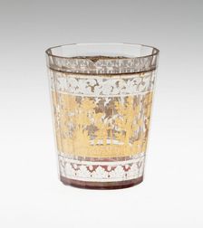 Beaker, Bohemia, c. 1730. Creator: Bohemia Glass