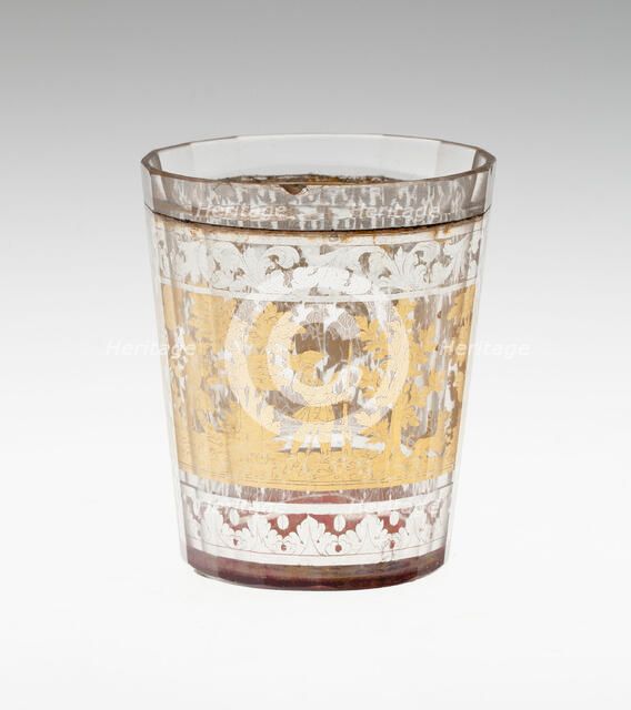 Beaker, Bohemia, c. 1730. Creator: Bohemia Glass.