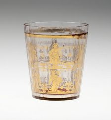 Beaker, Bohemia, c. 1730. Creator: Bohemia Glass