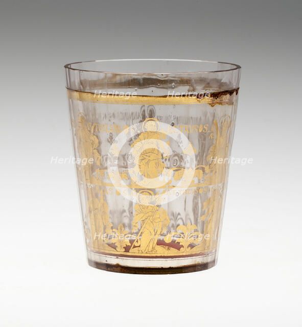 Beaker, Bohemia, c. 1730. Creator: Bohemia Glass.