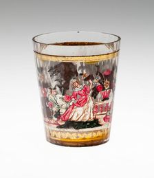 Beaker, Bohemia, c. 1730. Creator: Bohemia Glass