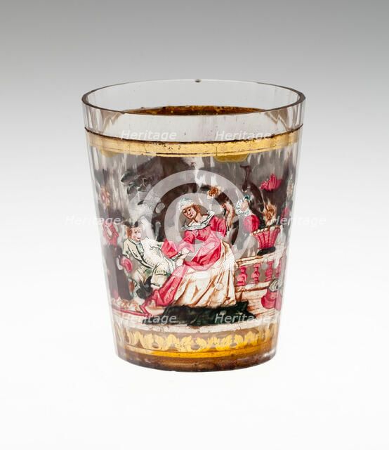 Beaker, Bohemia, c. 1730. Creator: Bohemia Glass.
