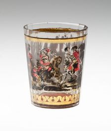 Beaker, Bohemia, c. 1730. Creator: Bohemia Glass