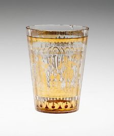 Beaker, Bohemia, c. 1730. Creator: Bohemia Glass
