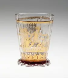 Beaker, Bohemia, c. 1730. Creator: Bohemia Glass
