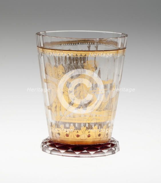 Beaker, Bohemia, c. 1730. Creator: Bohemia Glass.