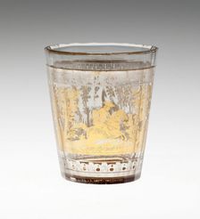 Beaker, Bohemia, c. 1730. Creator: Bohemia Glass